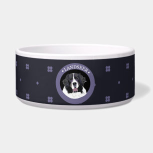 Dog Landseer Napf