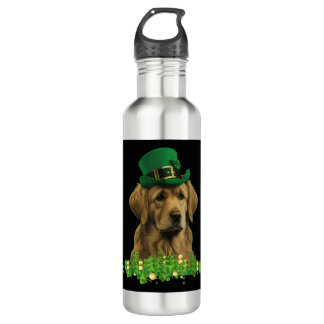 Dog Leprechaun St Patricks Day , Funny st pattys d Edelstahlflasche