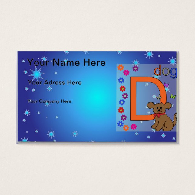 Dog Letter D (Vorderseite)