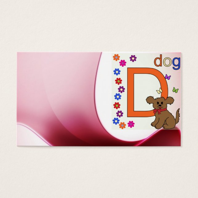 Dog Letter D (Vorderseite)