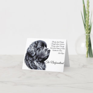 Dog Lord Byron Quote Note Card Dankeskarte