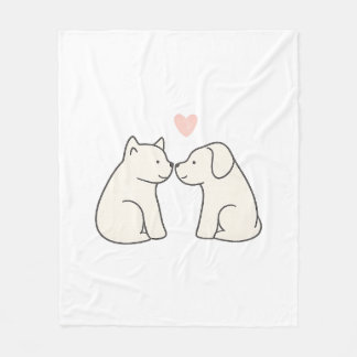 Dog Love Fleecedecke