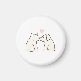 Dog Love Magnet