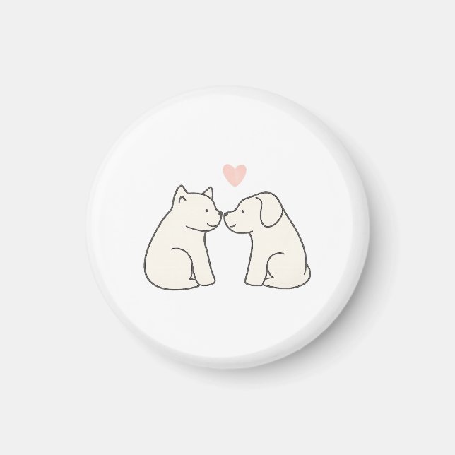 Dog Love Magnet (Vorne)