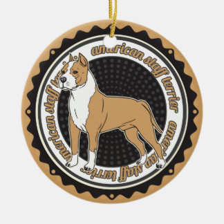Dog Lover American Staffordshire Terrier Keramikornament