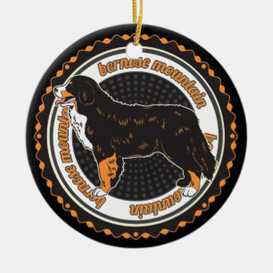Dog Lover Bernese Mountain Dog Keramik Ornament