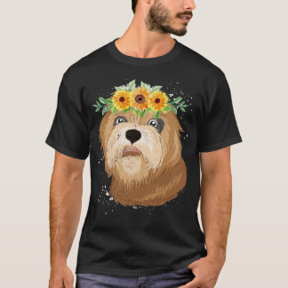 Dog Lover Botany Blume Crown Dog Breed Cavapoo T-Shirt
