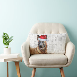 Dog Lover Christmas Belgisch Malinois Lendenkissen