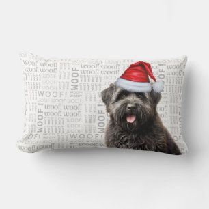 Dog Lover Christmas Niedlich Bouvier Holiday Lendenkissen