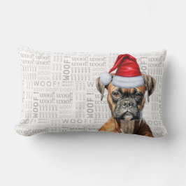 Dog Lover Christmas Niedlich Boxer Holiday Lendenkissen
