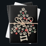 Dog Lover Christmas Paw Tree Paws Holiday Geschenk Geschenkpapier Set<br><div class="desc">Dog Lover Christmas Paw Tree Paws Holiday Geschenk</div>