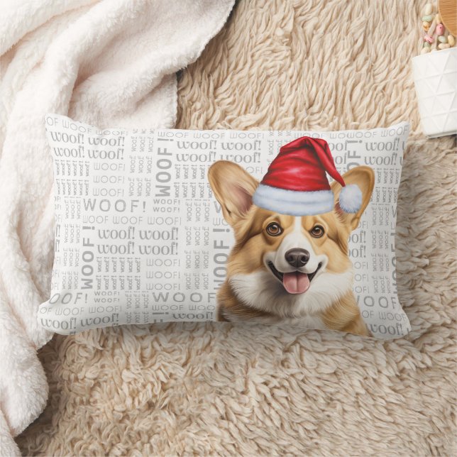 Dog Lover Christmas Pembroke Welsh Corgi Holiday Lendenkissen (Decke)