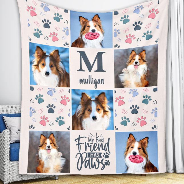 Dog Lover Custom 6 Pet-Foto Druckqualität Fleecedecke (Von Creator hochgeladen)