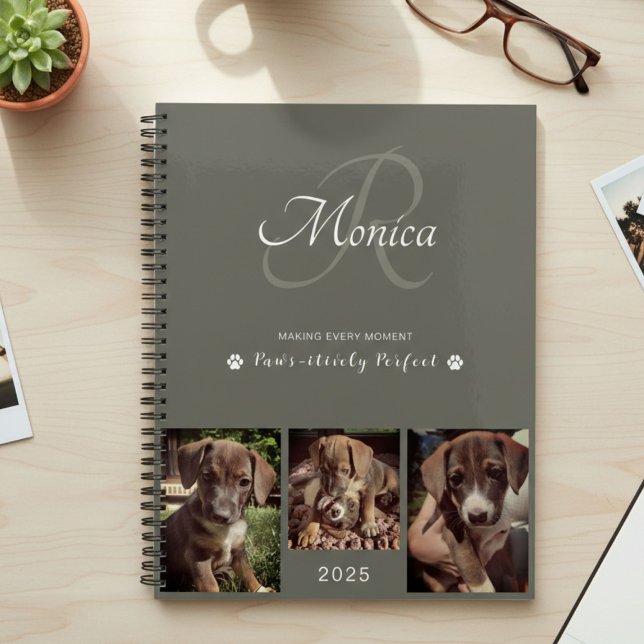 Dog Lover Custom Foto Collage Planer (Von Creator hochgeladen)
