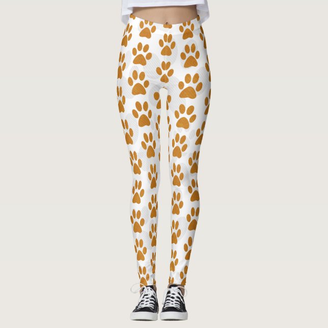 Dog Lover Design Leggings (Vorderseite)
