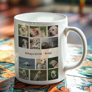 Dog Lover Foto Collage Kaffeetasse
