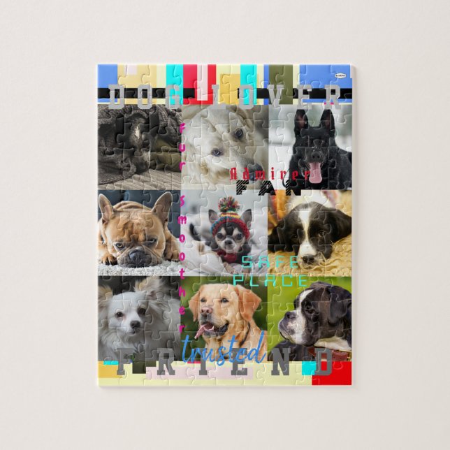 DOG LOVER Foto Puzzle HAMbWG (Vertikal)