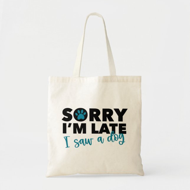 Dog Lover Funny Tote Bag Tragetasche (Vorne)