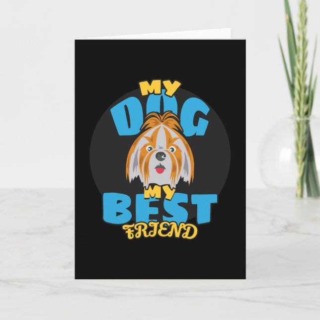 Dog Lover Hogs Süße Tier Cool Funny Gift Idee Karte (Vorderseite)