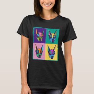 Dog Lover I Pop Art Doberman T-Shirt