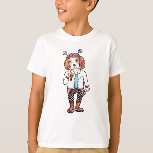 Dog Lover Kids T - Shirt Design (Vorderseite)