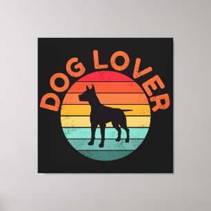 DOG LOVER LEINWANDDRUCK