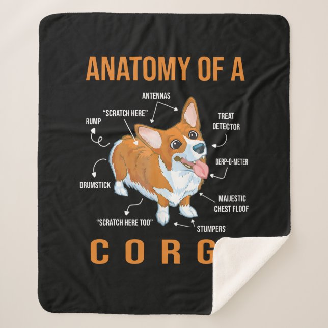 Dog Lover Niedlich Corgi Sherpadecke (Vorderseite)