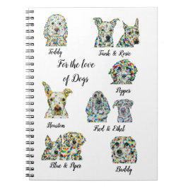 Dog Lover Notebook 6,50" x 8,75" Notizblock