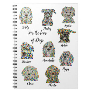 Dog Lover Notebook 6,50" x 8,75" Notizblock