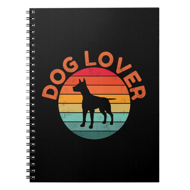 DOG LOVER NOTIZBLOCK (Vorderseite)