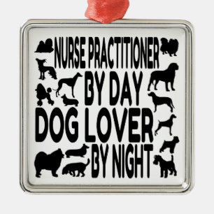 Dog Lover Nurse Practitioner Ornament Aus Metall