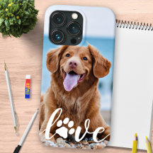 Dog Lover Personalisiert Pet Foto LIEBE Pfosten dr