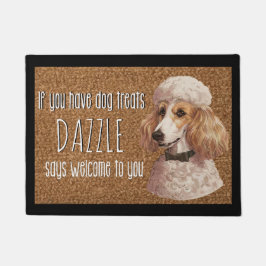 Dog Lover Personalisiert Poodle Dog Name Fußmatte