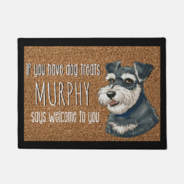 Dog Lover Personalisiert Schnauzer Name Doormat Fußmatte