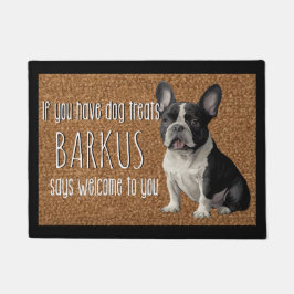 Dog Lover Personalized French Bulldog Name Doormat Fußmatte