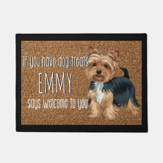 Dog Lover Personalized Yorkshire Terrier Name Fußmatte