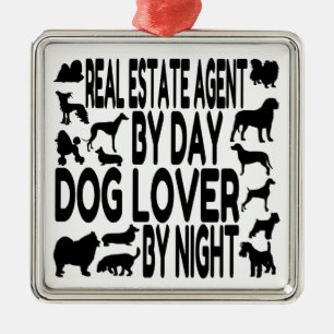 Dog Lover Real Anwesen Agent Ornament Aus Metall