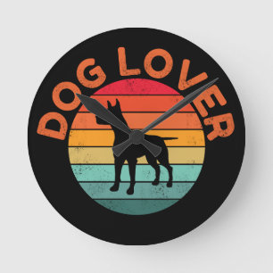 DOG LOVER RUNDE WANDUHR