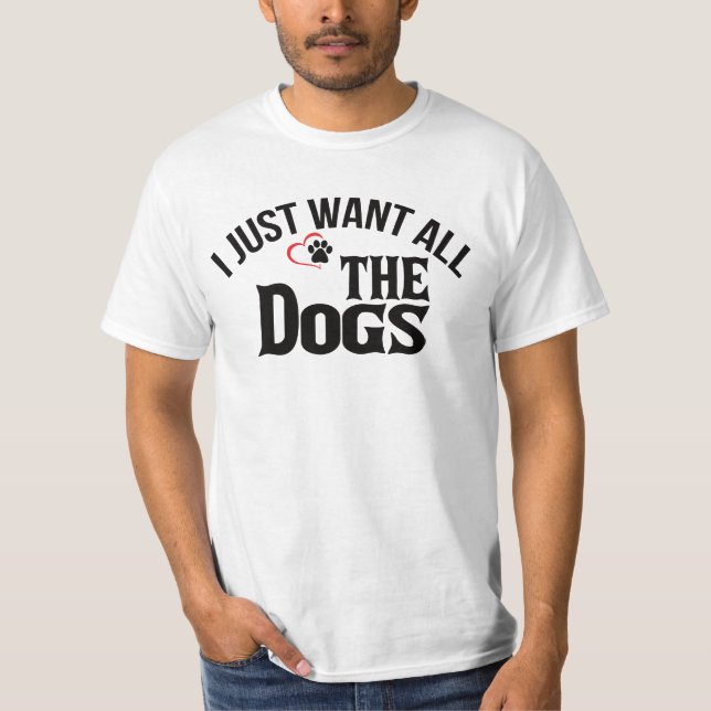 dog lover shirt (Vorderseite)