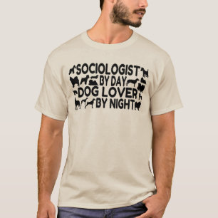 Dog Lover Soziologe T-Shirt