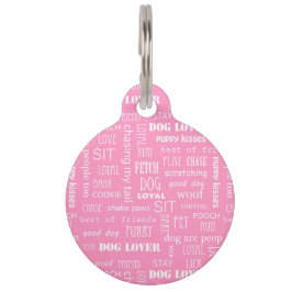 Dog Lover Typografie Haustiermarke