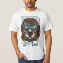 Dog Lover Wild Dog T - Shirt