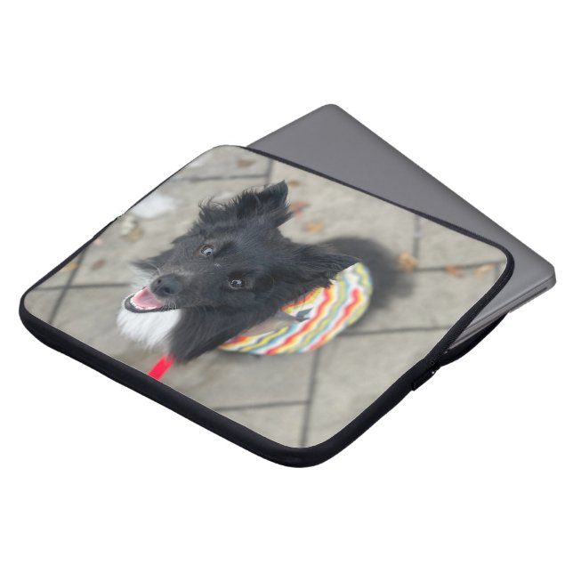 Dog Lovers Adorable Electronics Bag Laptopschutzhülle (Vorne Oben)