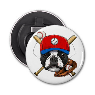 Dog Lovers Button Flaschenöffner mit Magnet