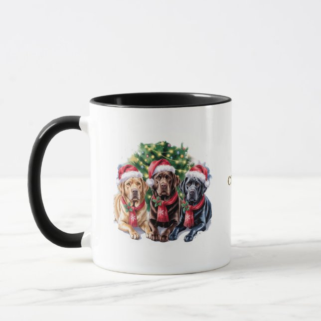 Dog Lovers Christmas Coffee Mug Tasse (Links)