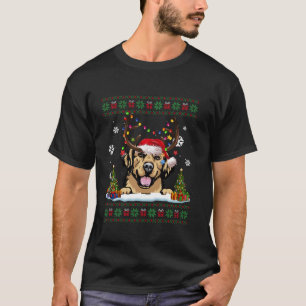 Dog Lovers Golden Retriever Weihnachtsmannmütze Ug T-Shirt
