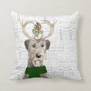 Dog Lover's Irish Wolfhound Weihnachten Kissen