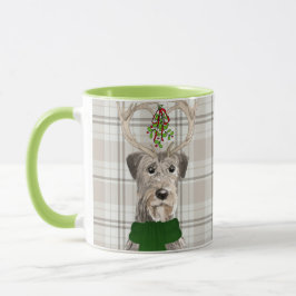 Dog Lover's Karierter irischer Wolfhound-Urlaub Tasse