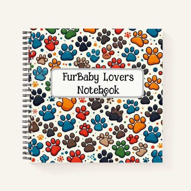 Dog Lover's Spiral-Notebook Notizbuch (Vorderseite)
