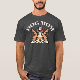 Dog Mama Paw Dog Eigentümer Welpe Niedlich Yorkshi T-Shirt